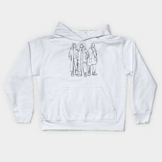 3 Homies Kids Hoodie by Steeze Abiola